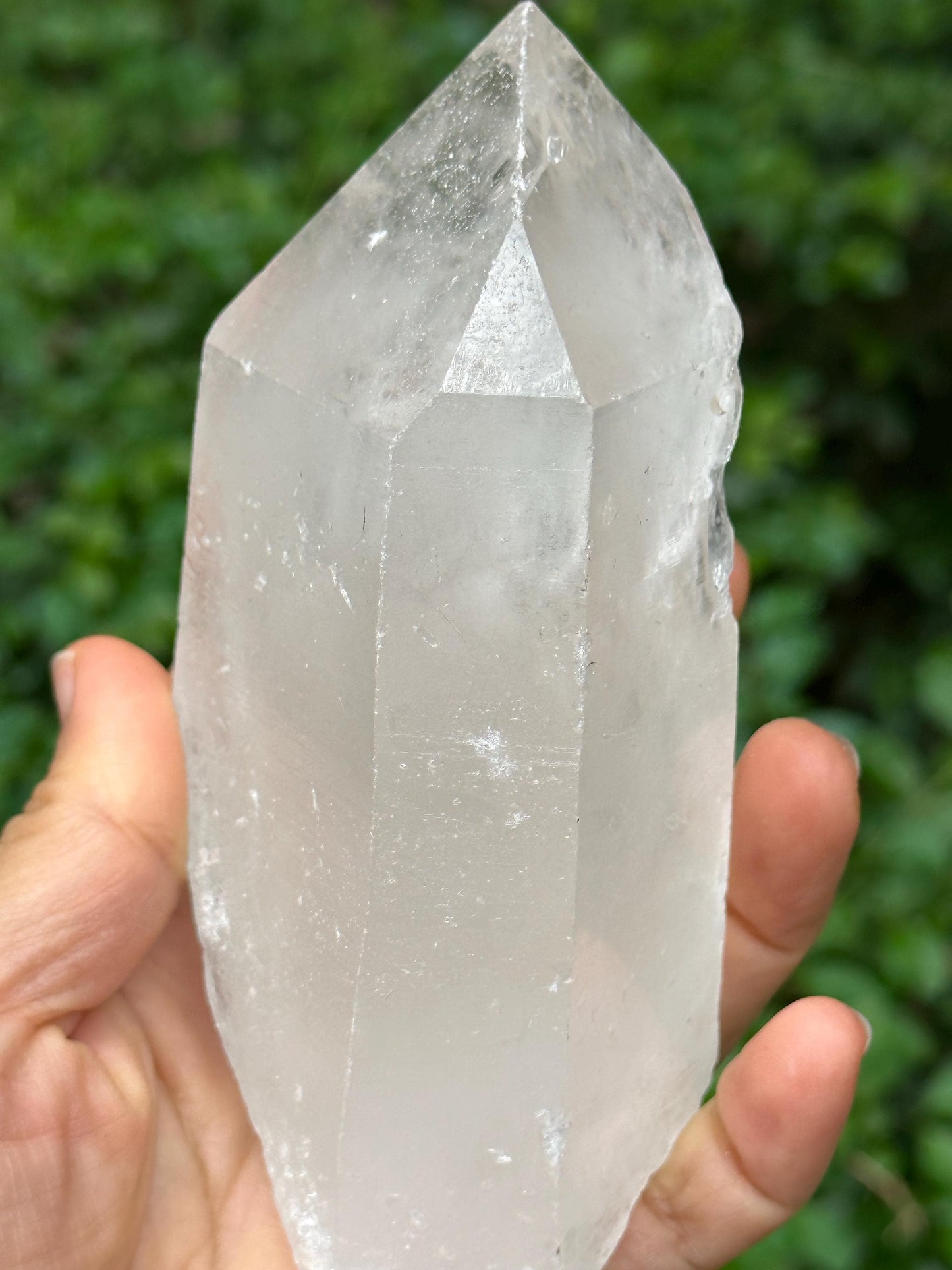 Himalayan Record-keeper Quartz Crystal Point/Energy Crystal/Reiki/Healing Crystal/Meditation-485 g