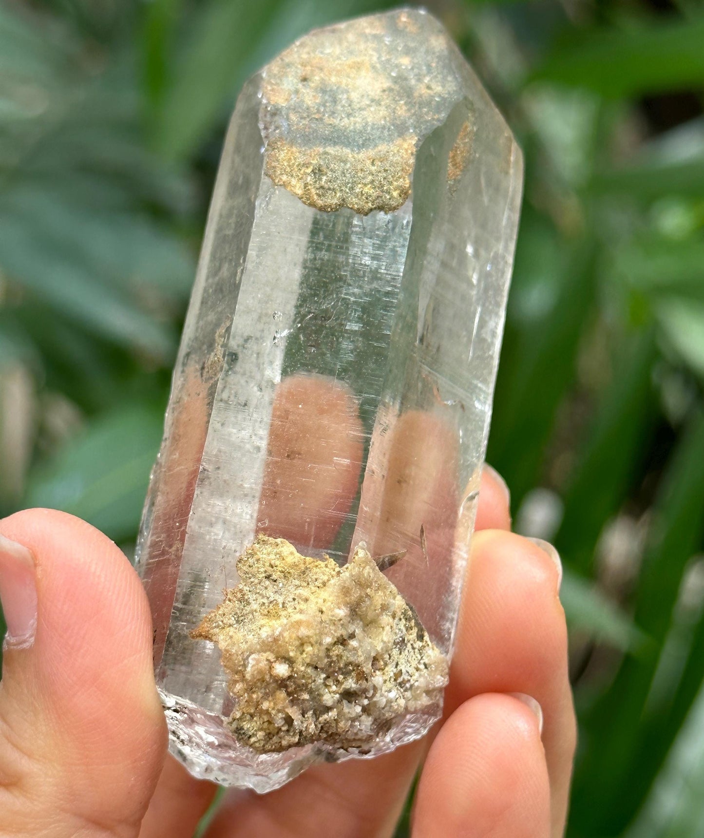 Natural Macro-mosaic Clear Himalayan Quartz Rainbow Crystal/Tibet Energy Crystal/Reiki/Healing/Meditation/Collection/Specimen-100 g