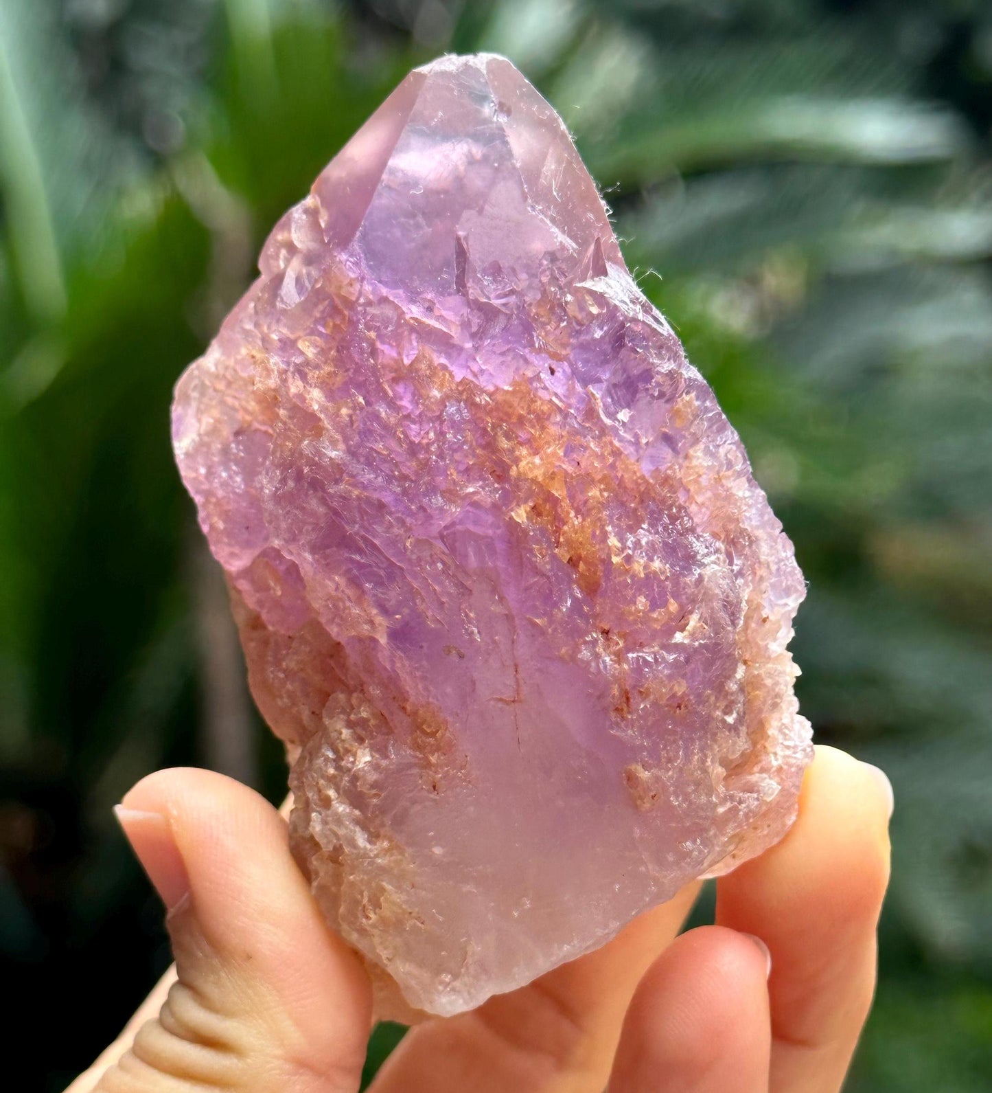 Natural Violet Dissolution Amethyst Quartz Crystal/Etched Amethyst /Natural Nirvana Energy Crystal/Erosioned Quartz/Meditation/Reiki-205 g