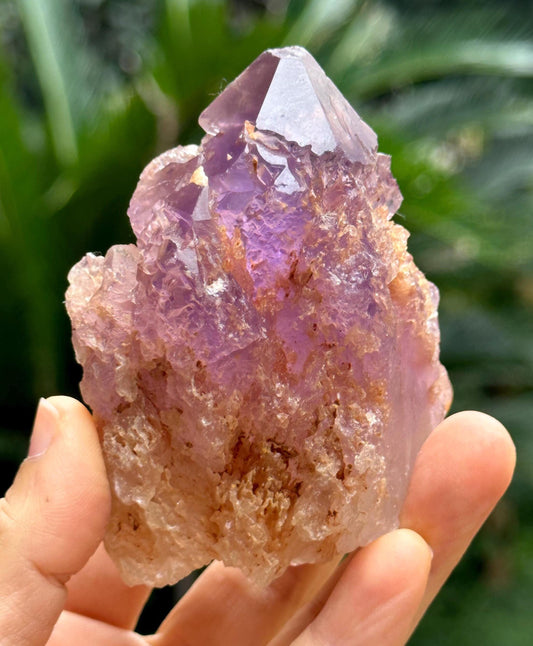 Natural Violet Dissolution Amethyst Quartz Crystal/Etched Amethyst /Natural Nirvana Energy Crystal/Erosioned Quartz/Meditation/Reiki-205 g