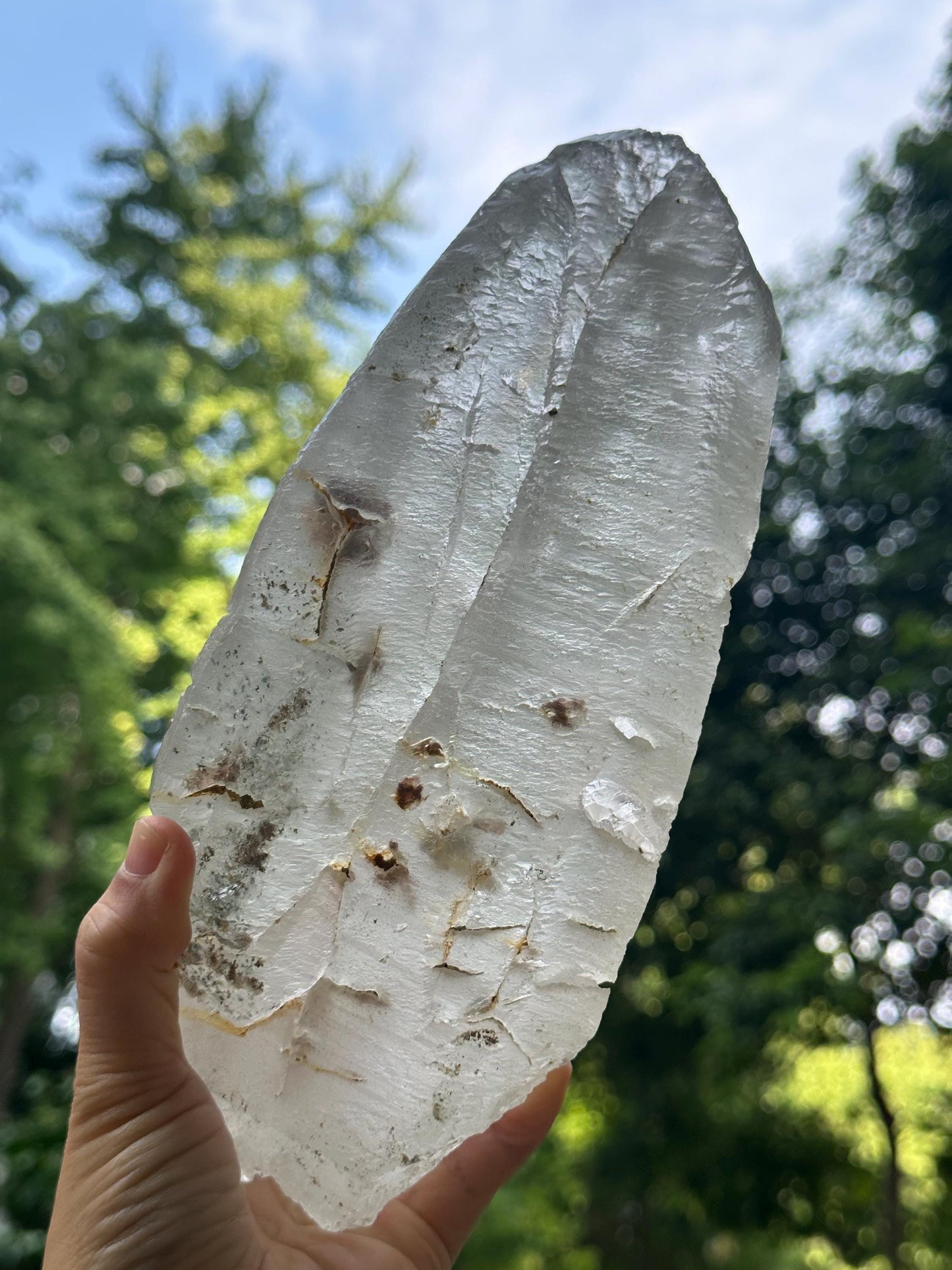 5 lbs Rare Unique Himalayan Nirvana Quartz DT Crystal/Natural Self-healed Crystal/Erosioned Energy Crystal/Etched Healing Crystal/Meditation