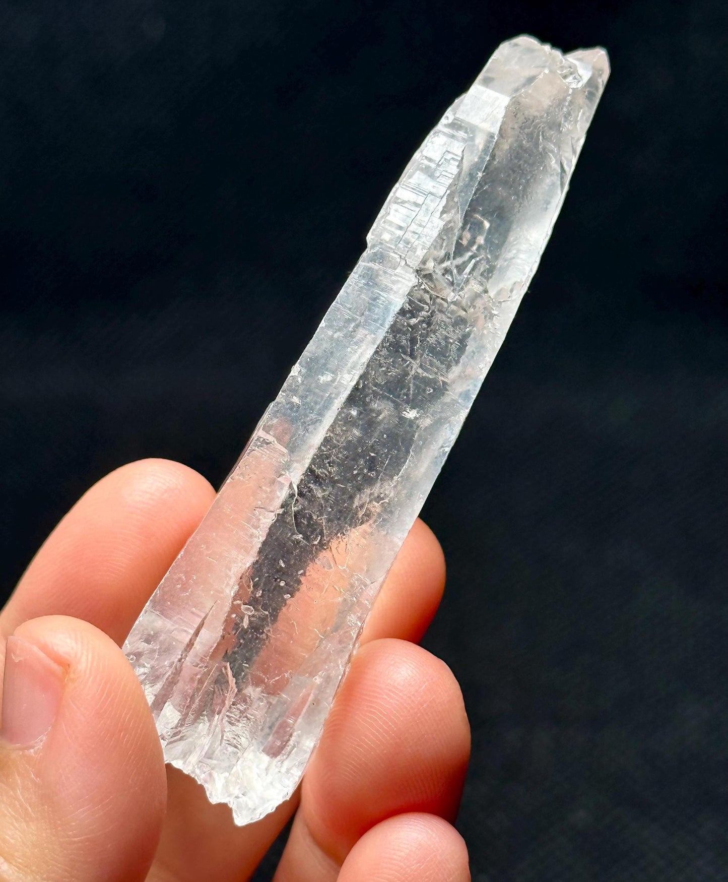 Clear Himalayan Laser Quartz Crystal Wand/Energy/Crystal Reiki/Healing/Meditation/Crystal Collection-45 g