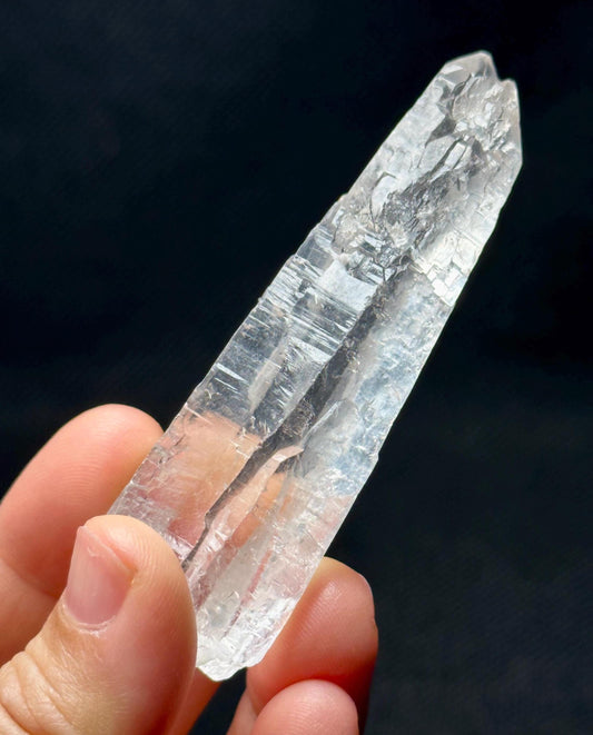 Clear Himalayan Laser Quartz Crystal Wand/Energy/Crystal Reiki/Healing/Meditation/Crystal Collection-45 g