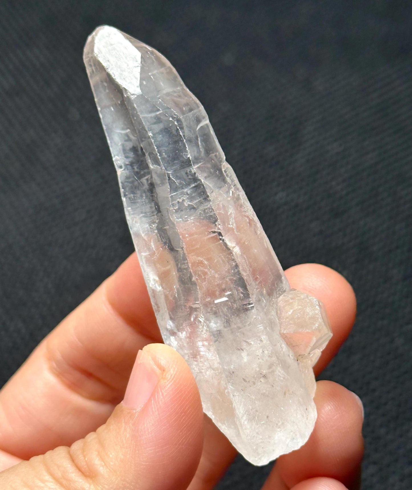 Clear Himalayan Laser Quartz Crystal Wand/Energy/Crystal Reiki/Healing/Meditation/Crystal Collection-43 g