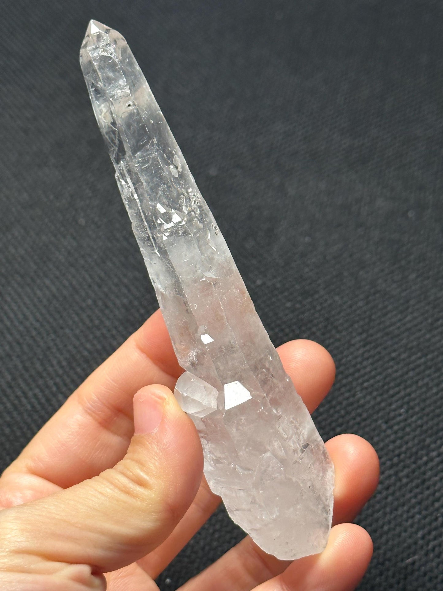 Clear Himalayan Laser Quartz Crystal Wand/Energy/Crystal Reiki/Healing/Meditation/Crystal Collection-75 g