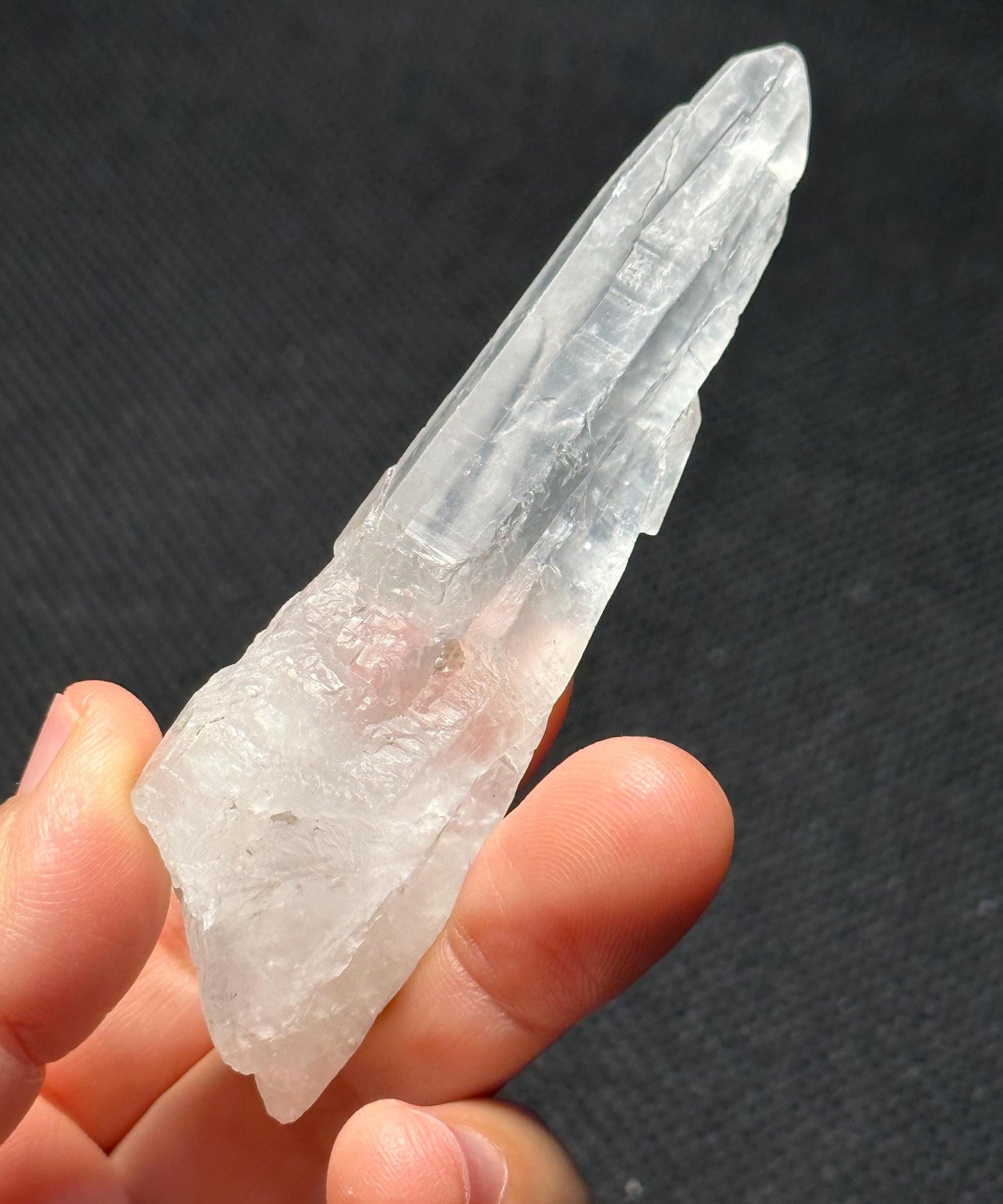 Clear Himalayan Laser Quartz Crystal Wand/Energy/Crystal Reiki/Healing/Meditation/Crystal Collection-44 g