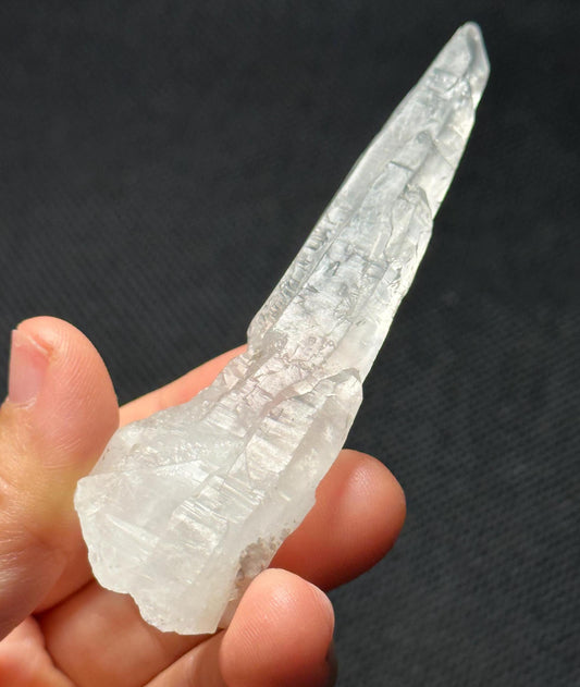 Clear Himalayan Laser Quartz Crystal Wand/Energy/Crystal Reiki/Healing/Meditation/Crystal Collection-44 g