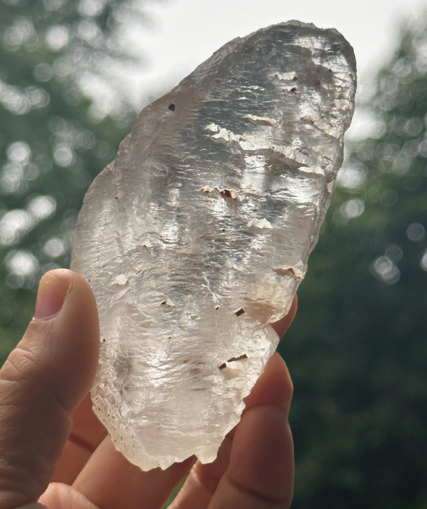 Double Terminated Himalayan Nirvana Quartz Record-keeper Crystal/Self-healed Erosioned Energy Crystal/Etched Key Healing Crystal-188 g