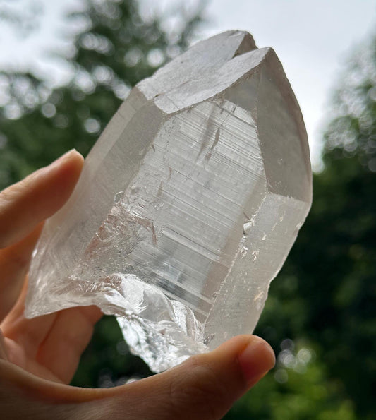 Natural Tantric Twins Quartz Crystal Point/Lemurian Seeds Crystal/Soulmate Crystal/Energy Crystal/Reiki/Healing/Meditation-589 g