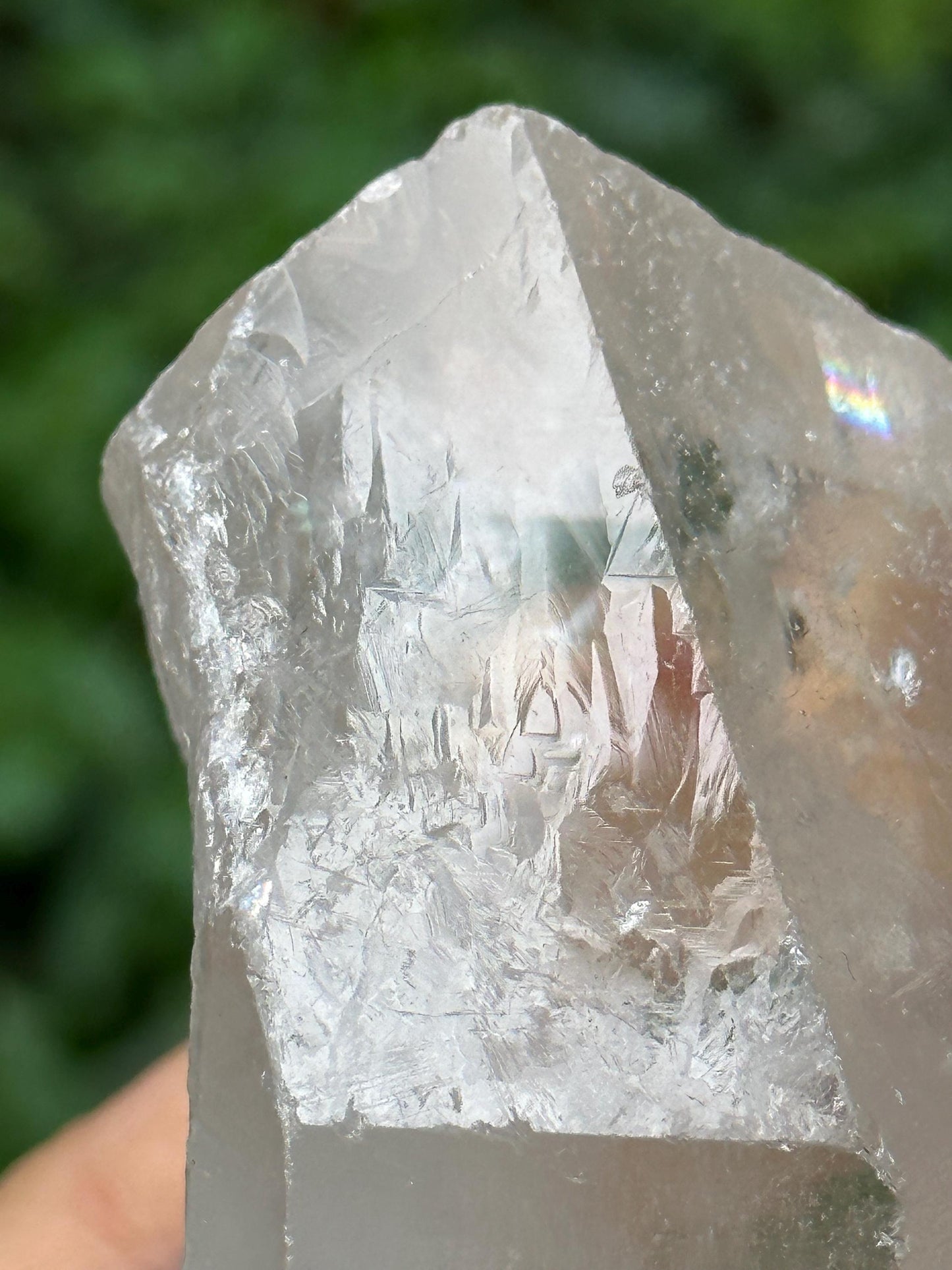 Himalayan Record-keeper Quartz Crystal Point/Energy Crystal/Reiki/Healing Crystal/Meditation-485 g