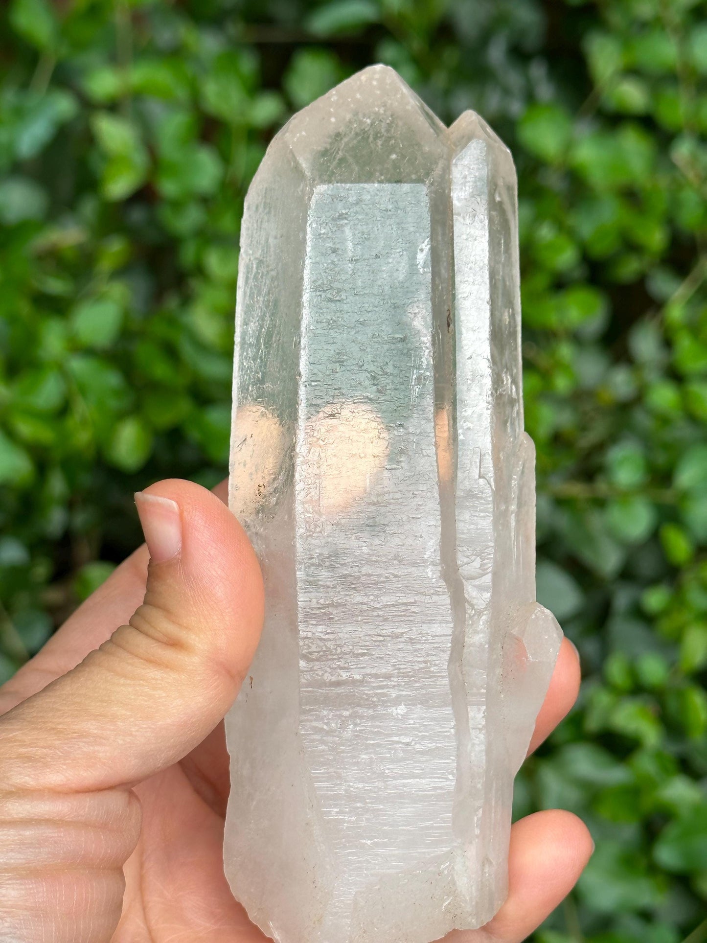 Natural Tantric Twins The Dow Quartz Crystal Point/Lemurian Seeds Crystal/Soulmate Crystal/Energy Crystal/Reiki/Healing/Meditation-333 g