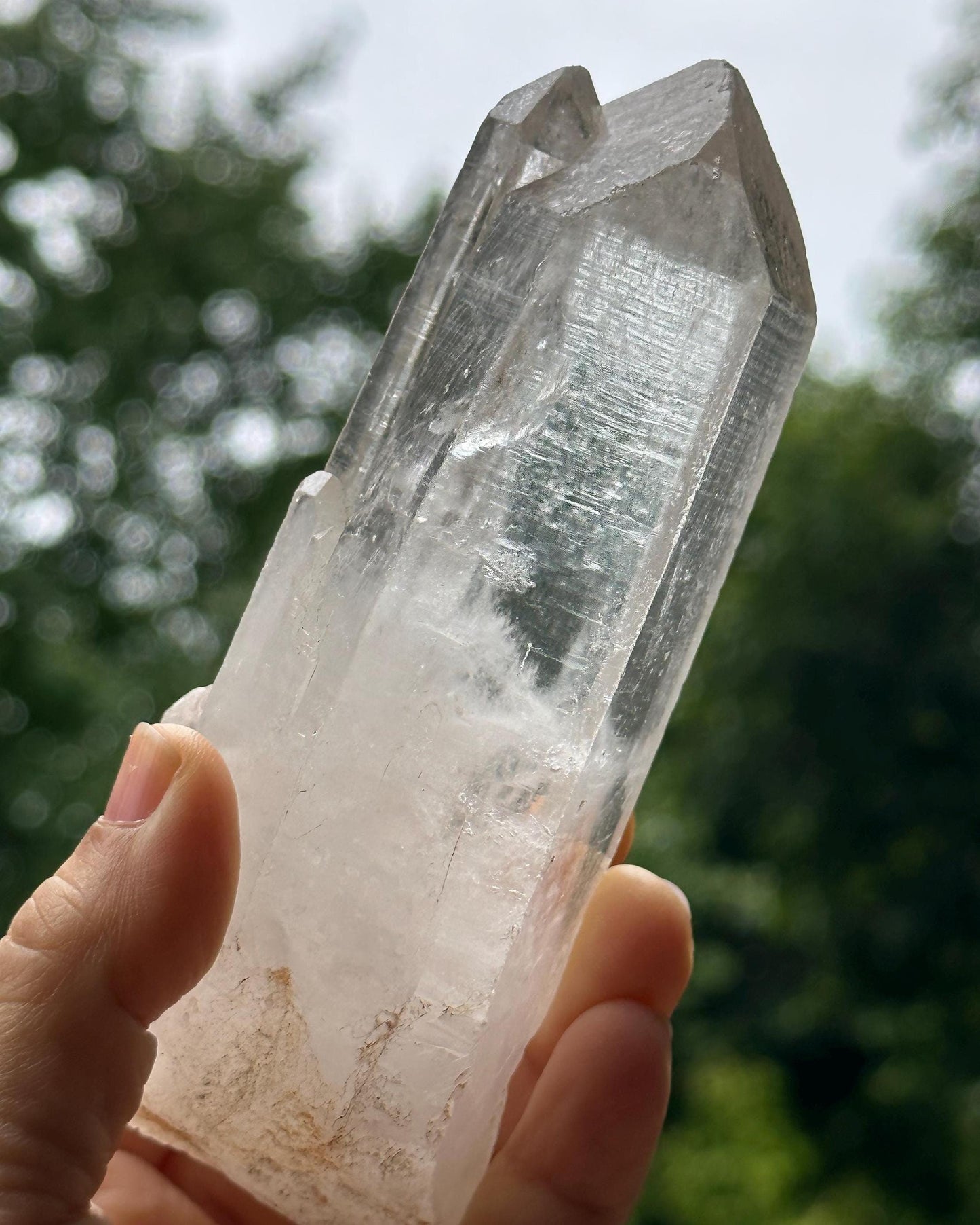 Natural Tantric Twins The Dow Quartz Crystal Point/Lemurian Seeds Crystal/Soulmate Crystal/Energy Crystal/Reiki/Healing/Meditation-333 g