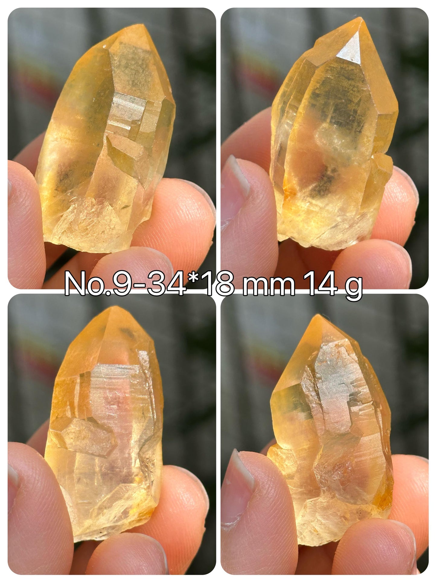 You Pick!Clear Golden Himalayan Quartz Aura Crystal/Hematite Rainbow Tibet Energy Crystal/Reiki/Healing/Meditation/Jewelry Making/Specimen