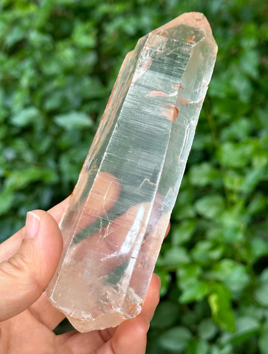 Natural Clear Himalayan Quartz Macro-Mosaic Crystal Point/Energy Crystal/Healing Crystal/Meditation Crystal-241  g