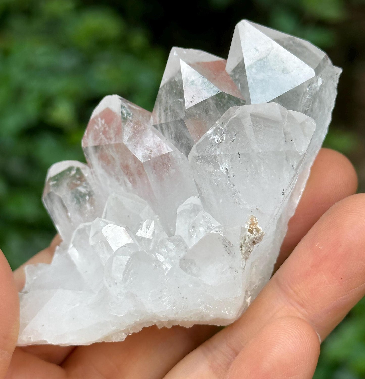 Tabular Rainbow Himalayan Faden Quartz Crystal Cluster from Pakistan/Crystal Healing/Meditation/Worry Stone-100 g