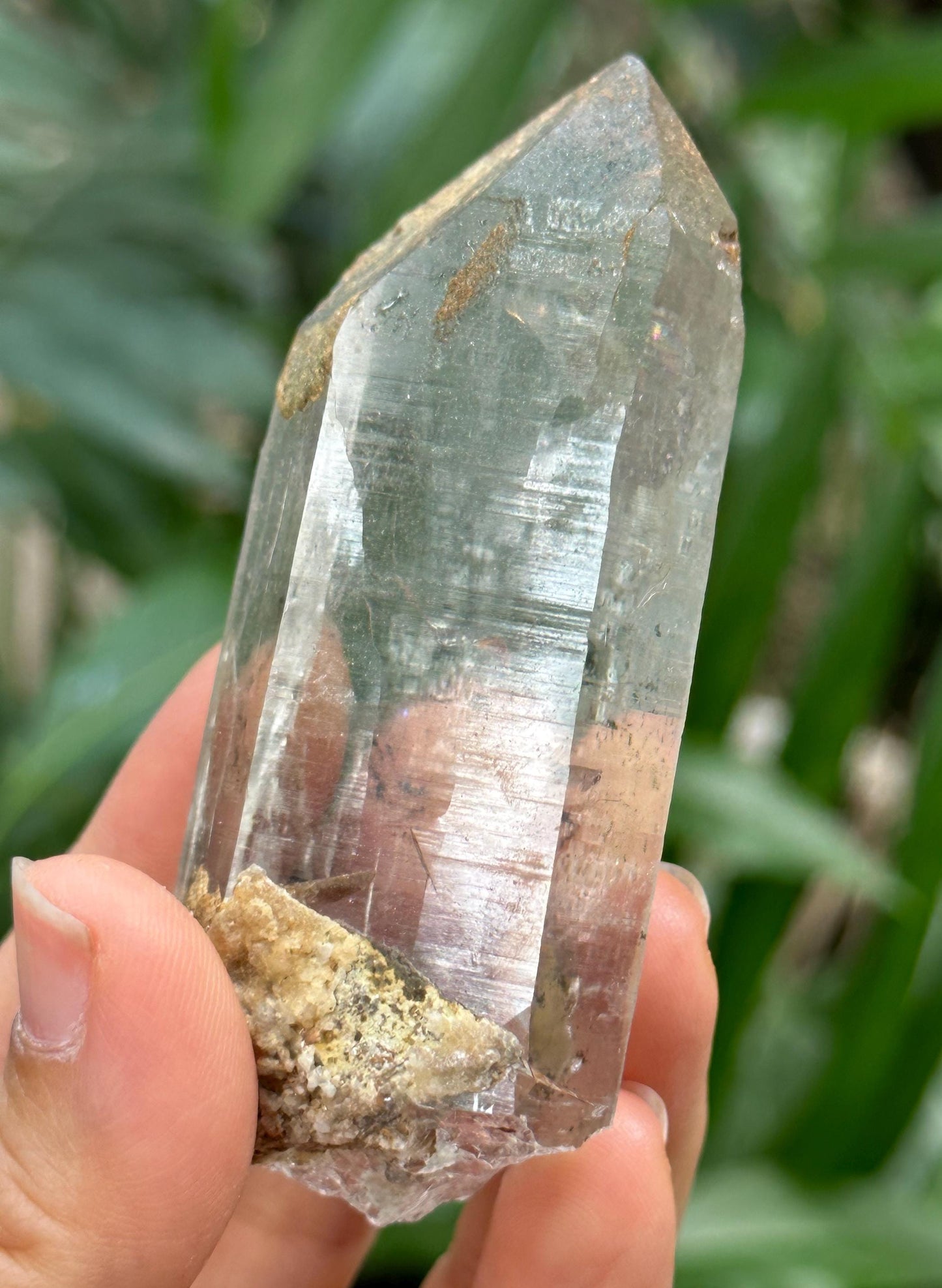 Natural Macro-mosaic Clear Himalayan Quartz Rainbow Crystal/Tibet Energy Crystal/Reiki/Healing/Meditation/Collection/Specimen-100 g