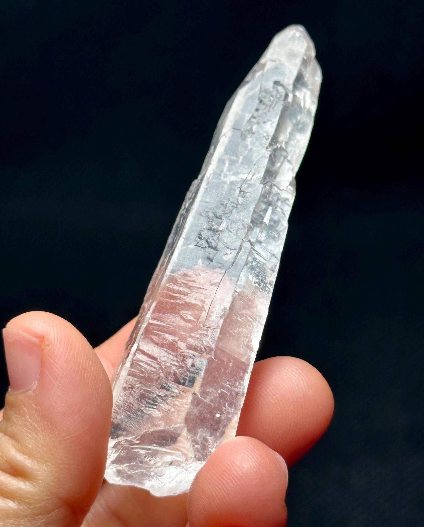 Clear Himalayan Laser Quartz Crystal Wand/Energy/Crystal Reiki/Healing/Meditation/Crystal Collection-45 g