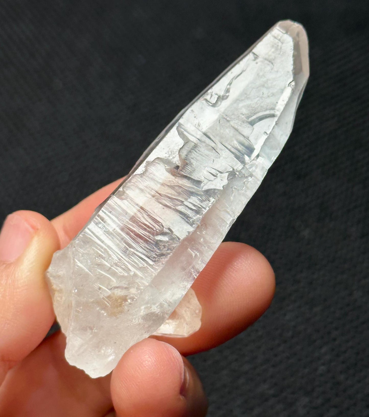 Clear Himalayan Laser Quartz Crystal Wand/Energy/Crystal Reiki/Healing/Meditation/Crystal Collection-43 g