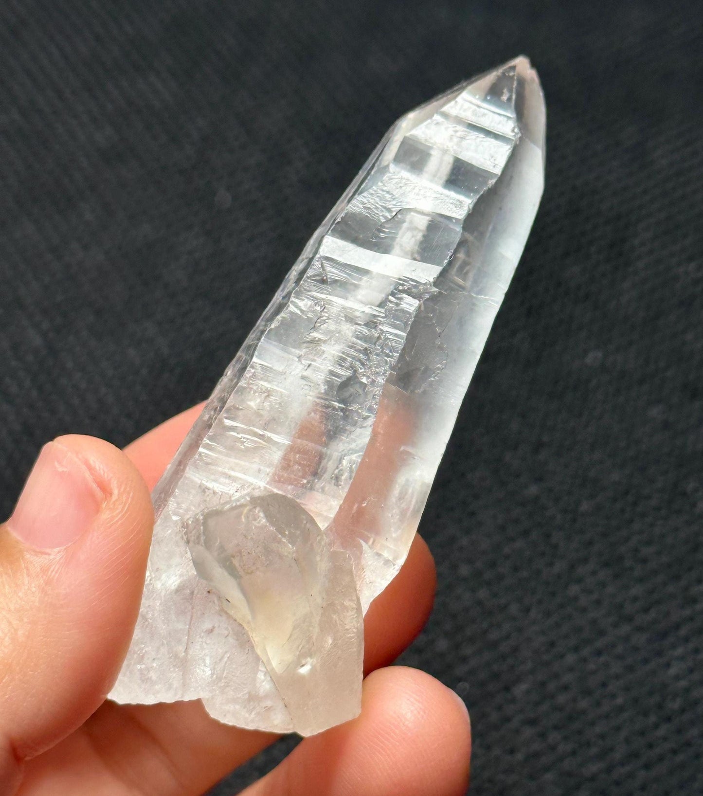 Clear Himalayan Laser Quartz Crystal Wand/Energy/Crystal Reiki/Healing/Meditation/Crystal Collection-43 g