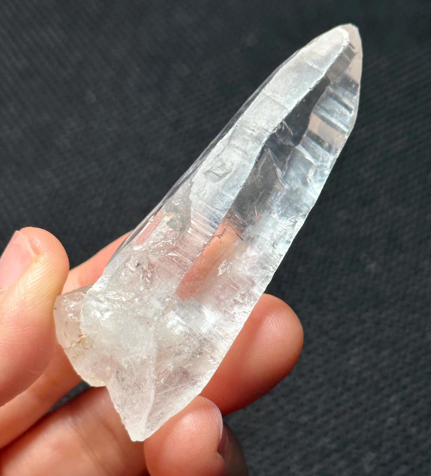 Clear Himalayan Laser Quartz Crystal Wand/Energy/Crystal Reiki/Healing/Meditation/Crystal Collection-43 g