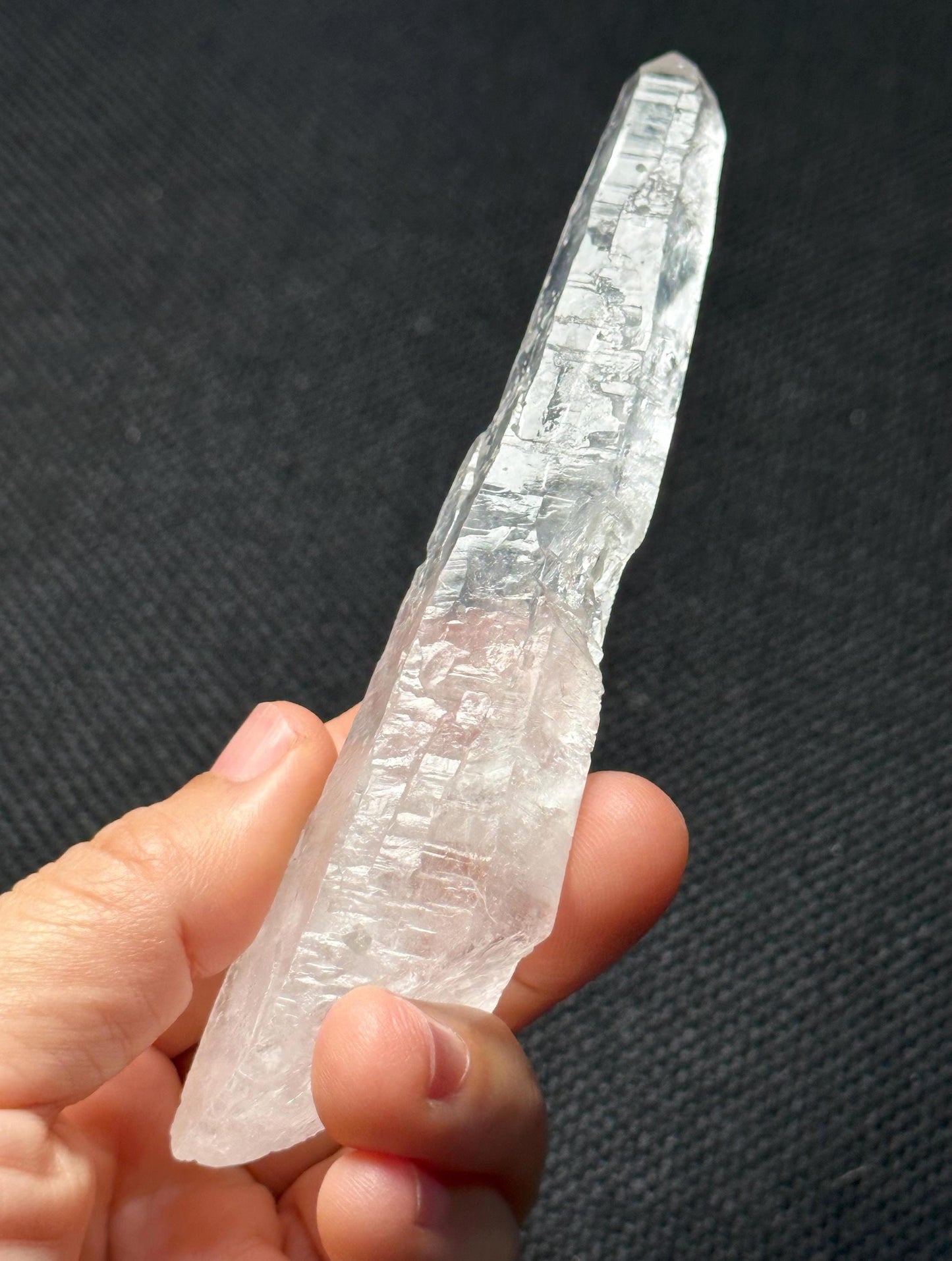 Clear Himalayan Laser Quartz Crystal Wand/Energy/Crystal Reiki/Healing/Meditation/Crystal Collection-75 g