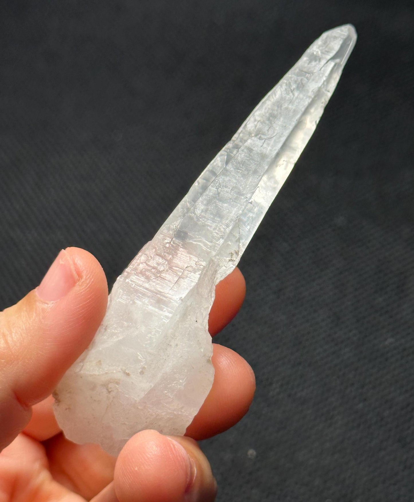 Clear Himalayan Laser Quartz Crystal Wand/Energy/Crystal Reiki/Healing/Meditation/Crystal Collection-44 g