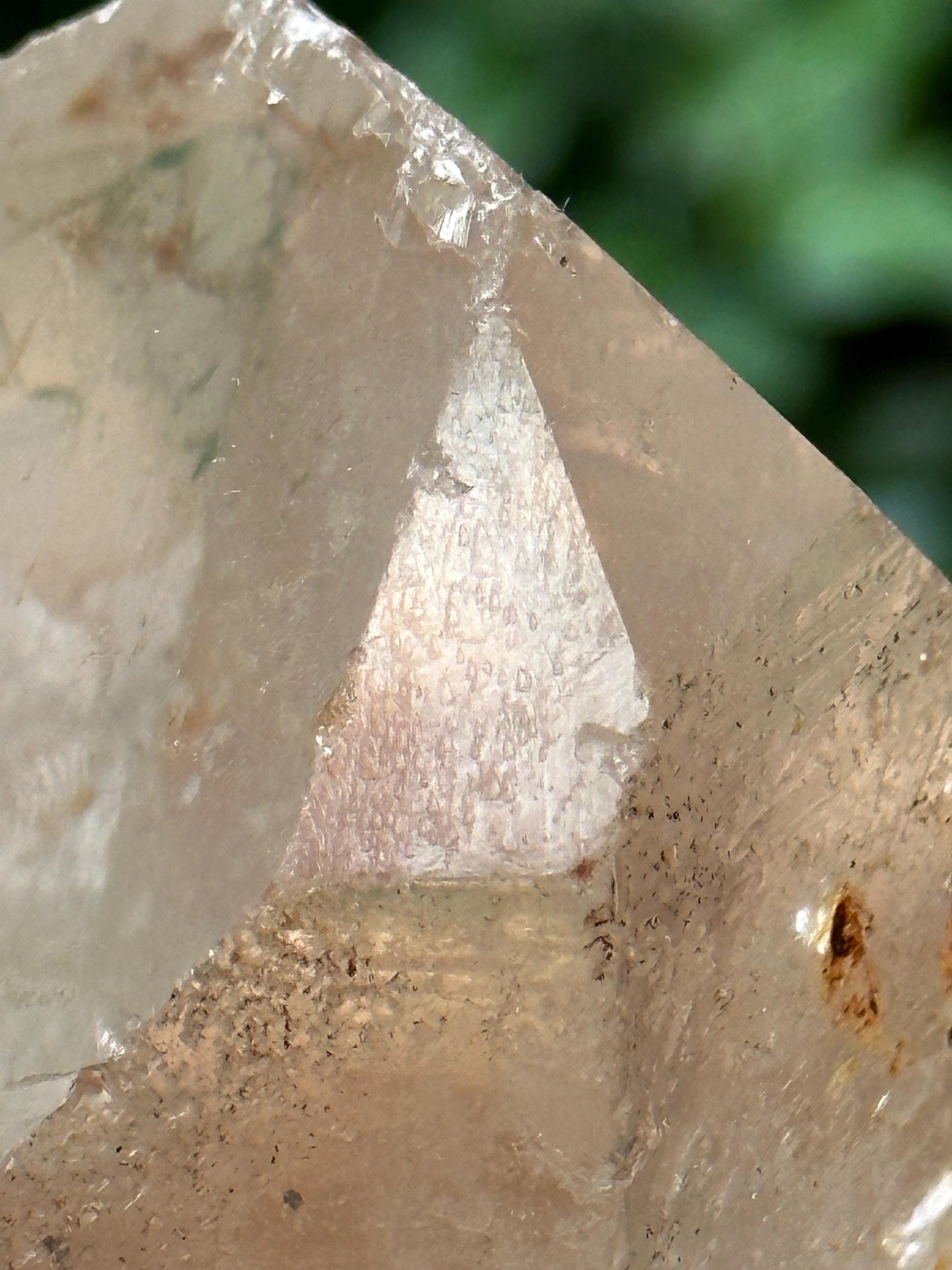 Rainbow Himalayan Record-keeper Quartz Crystal Point/Energy Crystal/Reiki/Healing/Meditation-338 g