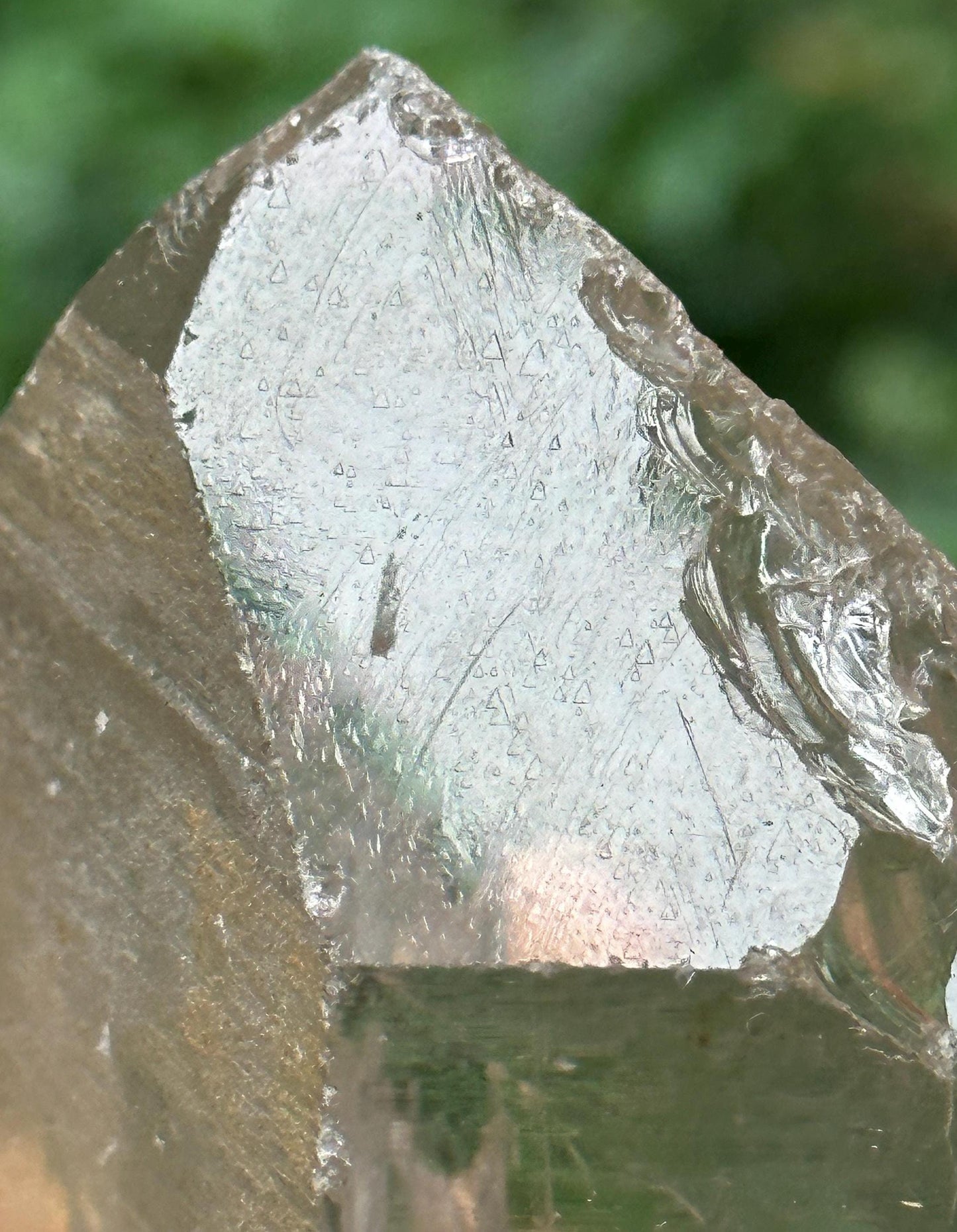 Clear Rainbow Himalayan Record-keeper Quartz Crystal Point/Energy Crystal/Reiki/Healing/Meditation-449 g