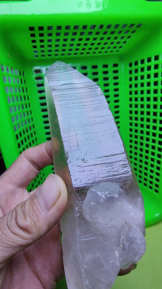 0.7 lb Knife Quartz Crystal Muzo Quartz Scalpel Lemurian Quartz Crystal