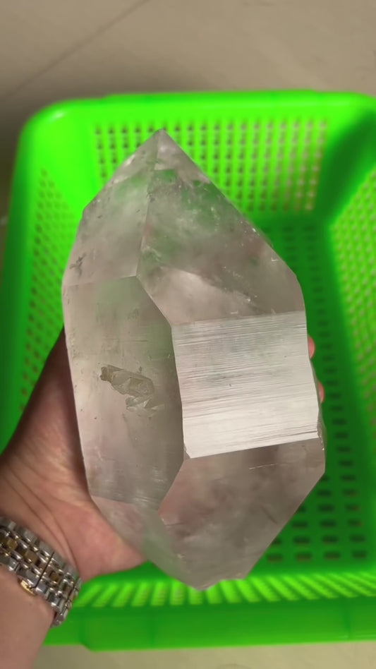 5 lbs HUGE Herkimer Diamond Double Terminated Lemurian Quartz Crystal Point/Clear DT Crystal/Healing Crystal/Energy Quartz/Meditation-2250 g